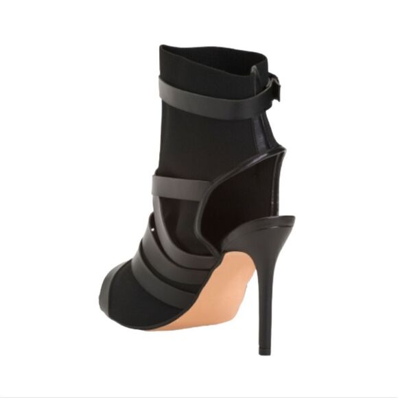 New Nicole Miller New York bootie buckle heels, sz 7.5, 8 available - Picture 2 of 8